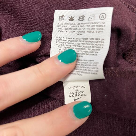 Nike Tiger Woods Collection Red Gray Men XL Half Zip Mock Merino Wool Sweatshirt - Picture 6 of 10